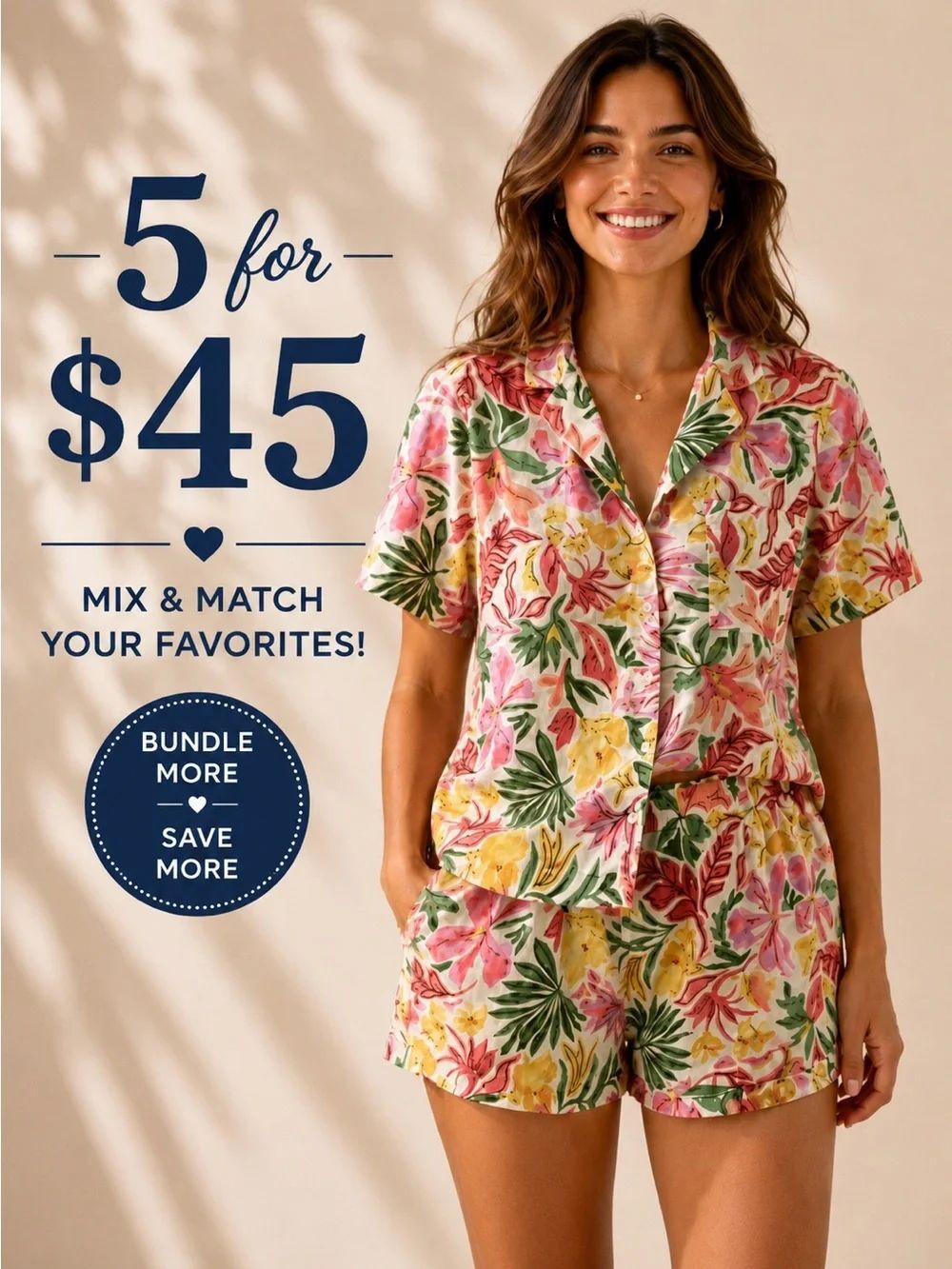 🎉5 for $45🎉 Old Navy matching outfit top shorts size S